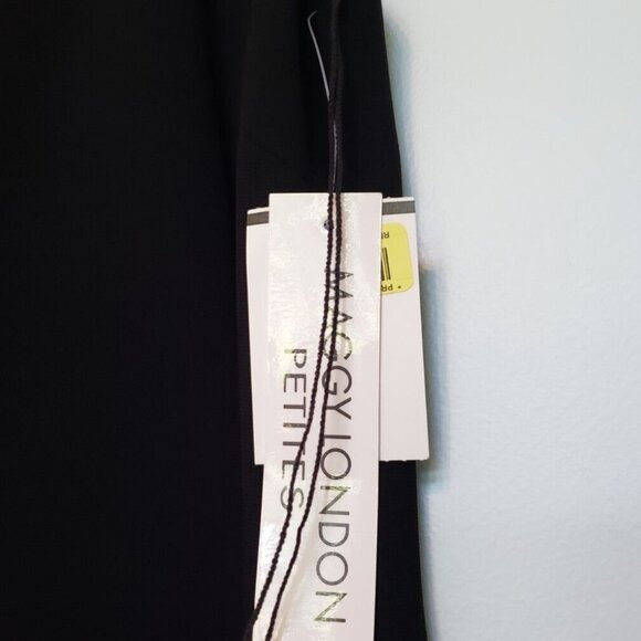 Maggy London Women Petite Sz 4P Two Piece Dress Cropped Jacket Long Sleeve NWT - Picture 11 of 11